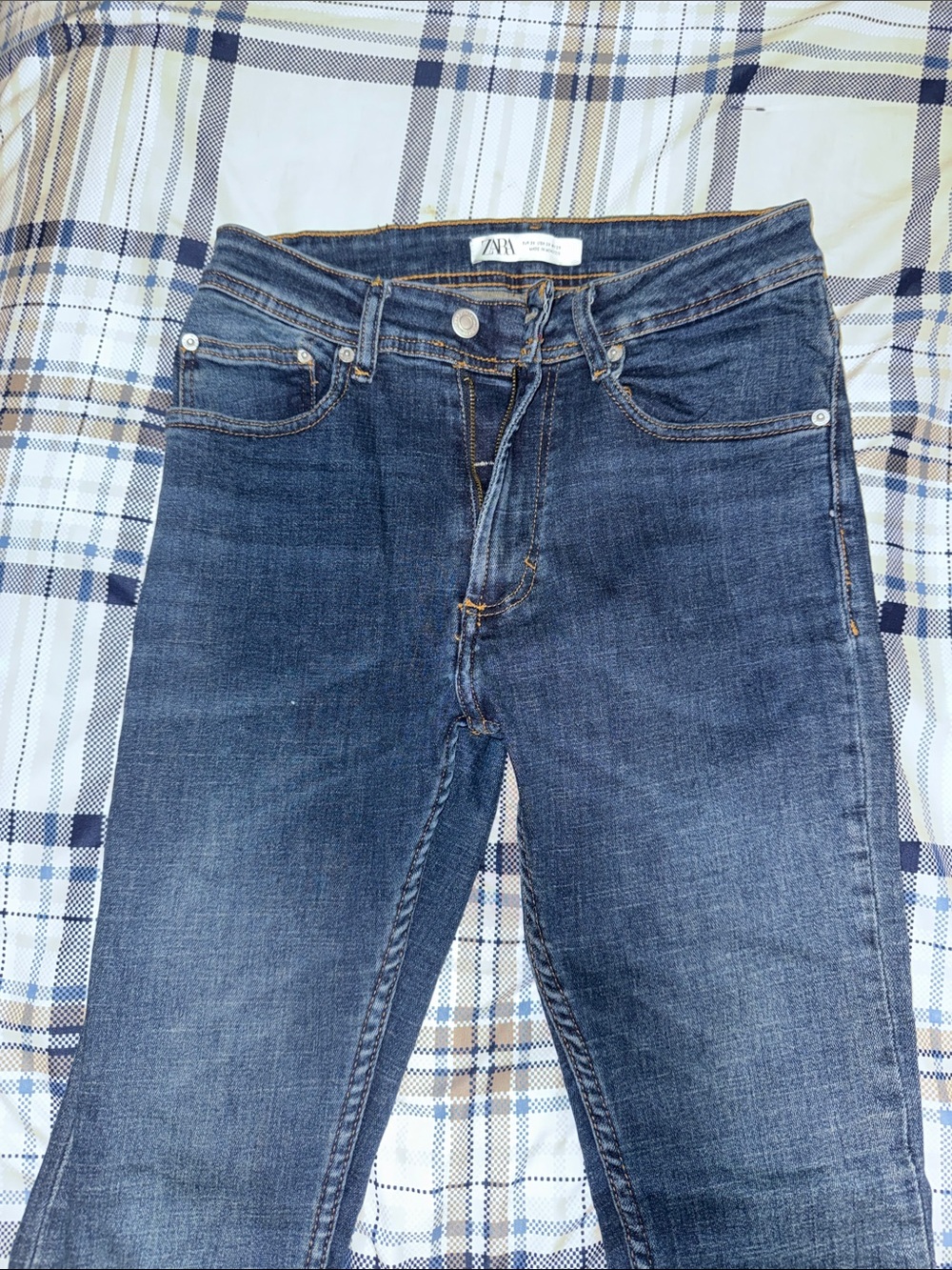 ZARA Women’s Dark Blue Skinny Jeans